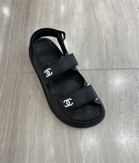 black chanel thong sandals|new chanel sandals 2020.